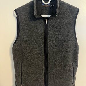 Patagonia Synchilla Charcoal Fleece Y2K Vintage Vest Made in USA Size Medium